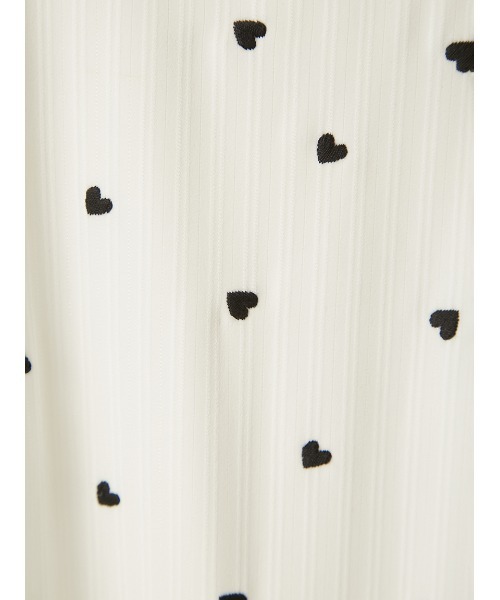 フレイアイディー　新品タグ付き ハートエンブロイダリーワンピース ハートエンブロイダリーワンピース(マキシ・ロングワンピース