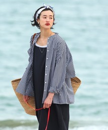 CRAFT STANDARD BOUTIQUE | 【追加】バックフリルシャツ ◆(シャツ/ブラウス)