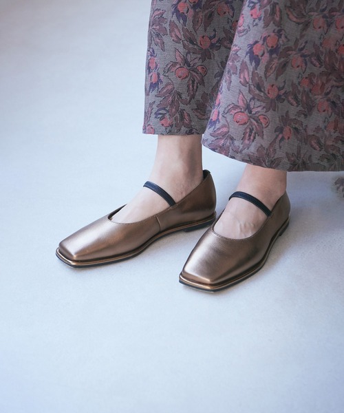 セール】ストラップバレエフラットシューズ（その他シューズ