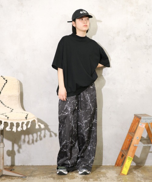 TAION(タイオン)の「TAION / タイオン NON DOWN MILITARY REVERSIBLE WIDE PANTS (TAION-R139NDML-1) ミリタリー ワイド バギーパンツ(その他パンツ・メンズ・ブラック/オリーブ/その他1/ダークネイビー・MEDIUM/LARGE/X-LARGE)」の4枚目の写真