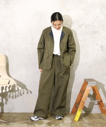 TAION / タイオン NON DOWN MILITARY REVERSIBLE WIDE PANTS (TAION-R139NDML-1) ミリタリー ワイド バギーパンツ