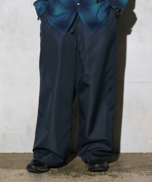 TAION(タイオン)の「TAION / タイオン NON DOWN MILITARY REVERSIBLE WIDE PANTS (TAION-R139NDML-1) ミリタリー ワイド バギーパンツ(その他パンツ・メンズ・ブラック/オリーブ/その他1/ダークネイビー・MEDIUM/LARGE/X-LARGE)」の10枚目の写真
