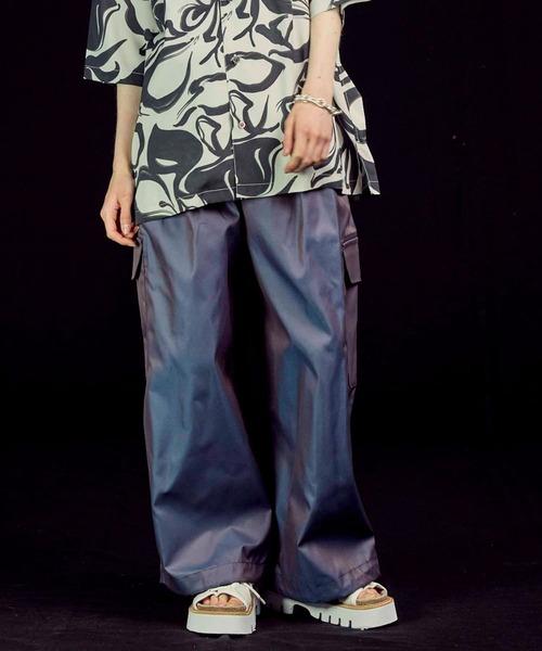 セール】《UNISEX》120/2/2 Suvin Cotton Gabardine Prime-Wide Cargo