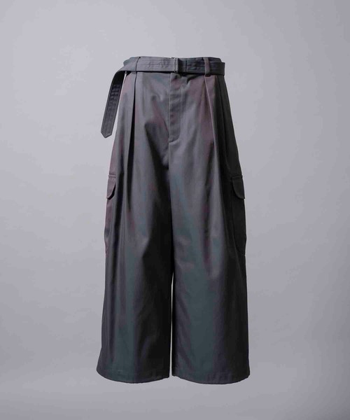 セール】《UNISEX》120/2/2 Suvin Cotton Gabardine Prime-Wide Cargo