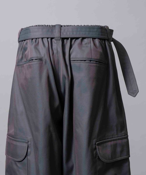 セール】《UNISEX》120/2/2 Suvin Cotton Gabardine Prime-Wide Cargo