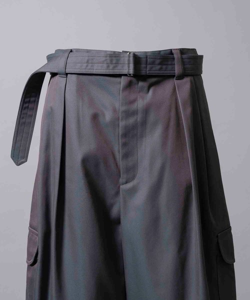 セール】《UNISEX》120/2/2 Suvin Cotton Gabardine Prime-Wide Cargo