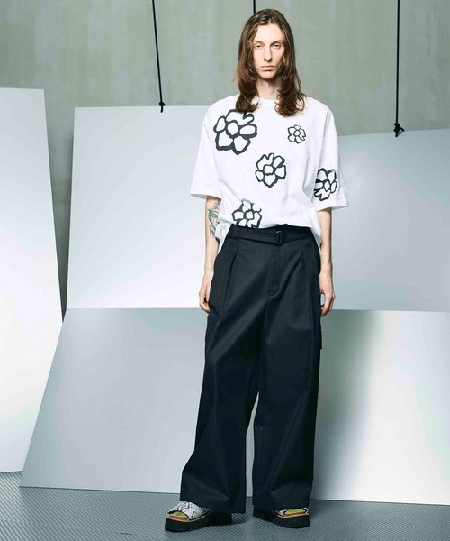 セール】《UNISEX》120/2/2 Suvin Cotton Gabardine Prime-Wide Cargo