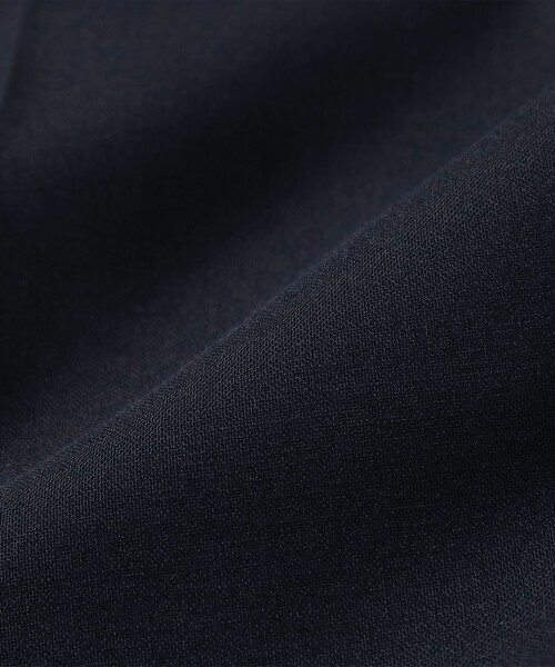 BEAMS BOY（ビームスボーイ）の「ポリエステル ウール トロピカル ワイド パンツ（スラックス・レディース・グレー/ネイビー・1/0）」の19枚目の写真