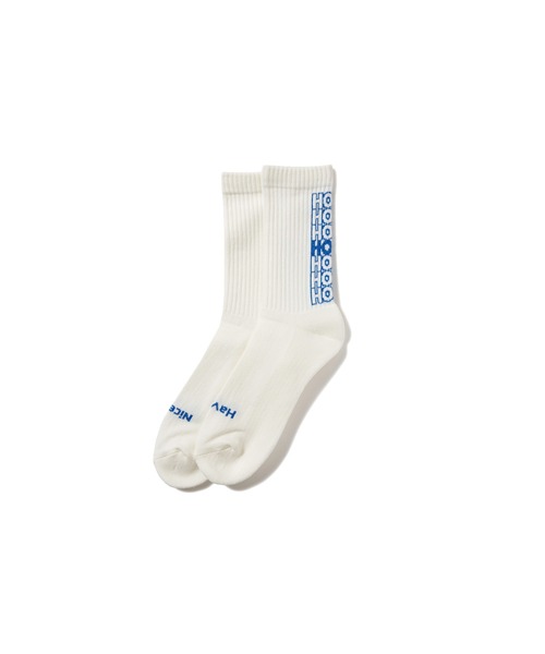 AMERICAN RAG CIE（アメリカンラグシー）の「ROSTER SOX HOME RUN SOCKS（ソックス/靴下・メンズ・ブルー/レッド・23-25/25-27）」の2枚目の写真