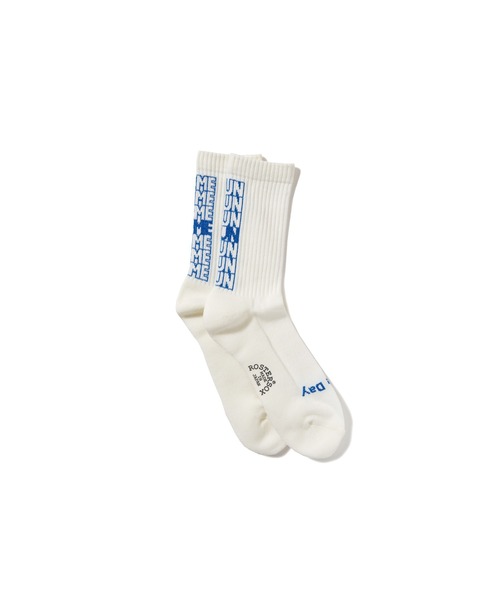 AMERICAN RAG CIE（アメリカンラグシー）の「ROSTER SOX HOME RUN SOCKS（ソックス/靴下・メンズ・ブルー/レッド・23-25/25-27）」の3枚目の写真
