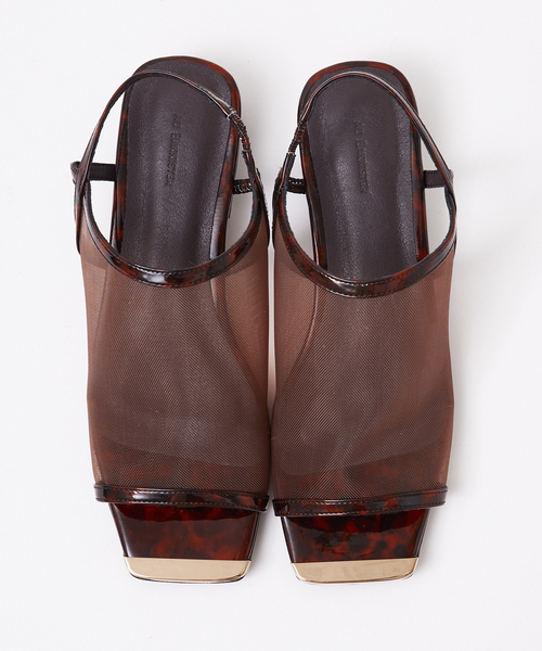 Au BANNISTER（オゥバニスター）の「メタルトゥ メッシュサンダル（サンダル・レディース・ブラック系その他/ブラック/ブラウン・35/36/37/38/39）」の4枚目の写真