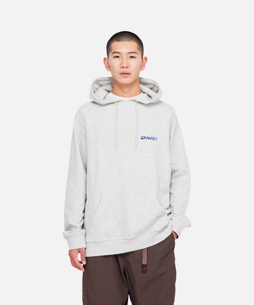 Gramicci(グラミチ)の「SNAIL HOODED SWATSHIRT|スネイルフーデッドスウェットシャツ(パーカー・メンズ・ネイビー/チャコール/レモンイエロー/ヘザーグレー・XL/L/M/S/XXL)」の5枚目の写真
