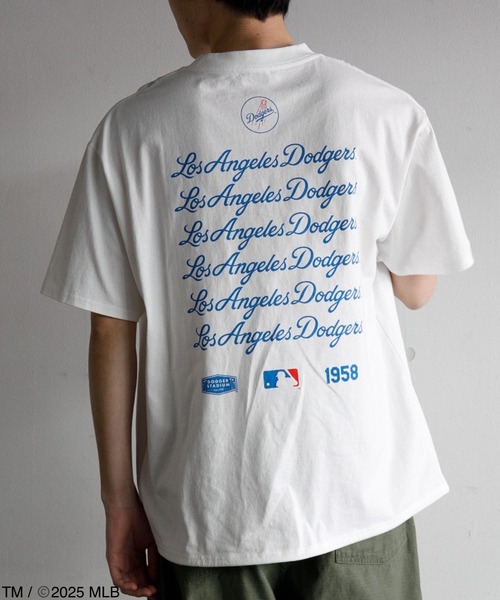 AMERICAN RAG CIE(アメリカンラグシー)の「別注MLB Tee - LOS ANGELES DODGERS(Tシャツ/カットソー・メンズ・ホワイト・S/M/L)」の6枚目の写真