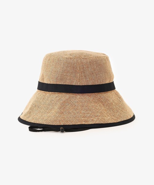 Afternoon Tea(アフタヌーンティー)の「ギマツバ広UVハット(ハット・レディース・ライトブラウン/アイボリー/グレー・ONE SIZE)」の5枚目の写真