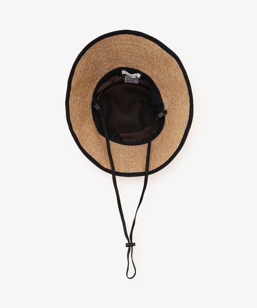 Afternoon Tea(アフタヌーンティー)の「ギマツバ広UVハット(ハット・レディース・ライトブラウン/アイボリー/グレー・ONE SIZE)」の7枚目の写真