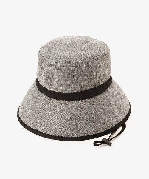 Afternoon Tea(アフタヌーンティー)の「ギマツバ広UVハット(ハット・レディース・ライトブラウン/アイボリー/グレー・ONE SIZE)」の16枚目の写真