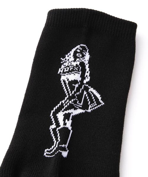 AVIREX（アヴィレックス）の「《直営店限定》PIN UP GIRL "CHEERLEADER" SOX / ピンナップガール チアリーダー 靴下 / AVIREX / アヴィレックス（ソックス/靴下・メンズ・ホワイト/ブラック・FREE）」の6枚目の写真