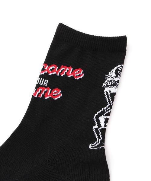 AVIREX（アヴィレックス）の「《直営店限定》PIN UP GIRL "CHEERLEADER" SOX / ピンナップガール チアリーダー 靴下 / AVIREX / アヴィレックス（ソックス/靴下・メンズ・ホワイト/ブラック・FREE）」の9枚目の写真