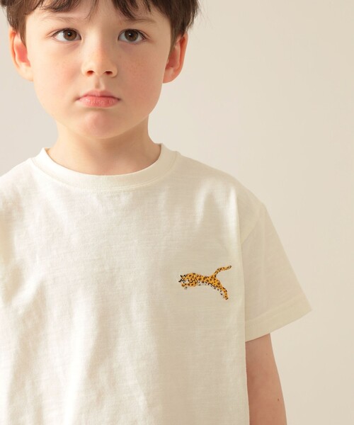 BEAMS mini（ビームスミニ）の「アニマル HIP Tシャツ 2025SS（90～150cm）（Tシャツ/カットソー・キッズ・パープル系その他4/オフホワイト/イエロー系その他2・90/100/110/120/130/140/150）」の9枚目の写真