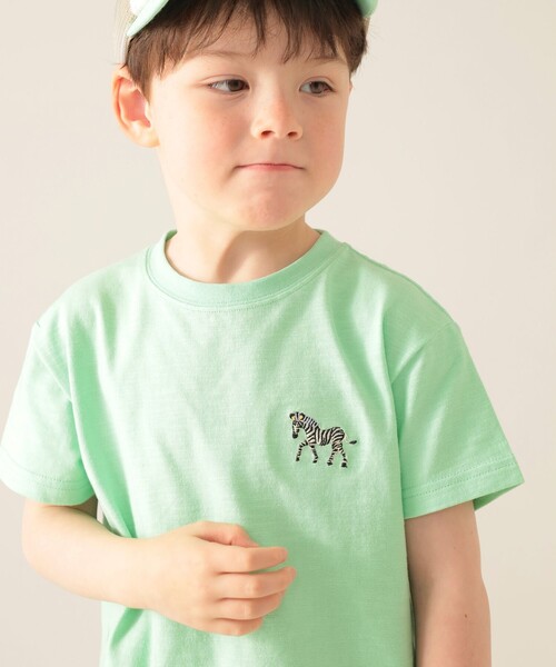 BEAMS mini（ビームスミニ）の「アニマル HIP Tシャツ 2025SS（90～150cm）（Tシャツ/カットソー・キッズ・パープル系その他4/オフホワイト/イエロー系その他2・90/100/110/120/130/140/150）」の16枚目の写真