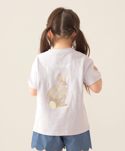 BEAMS mini（ビームスミニ）の「アニマル HIP Tシャツ 2025SS（90～150cm）（Tシャツ/カットソー・キッズ・パープル系その他4/オフホワイト/イエロー系その他2・90/100/110/120/130/140/150）」の20枚目の写真