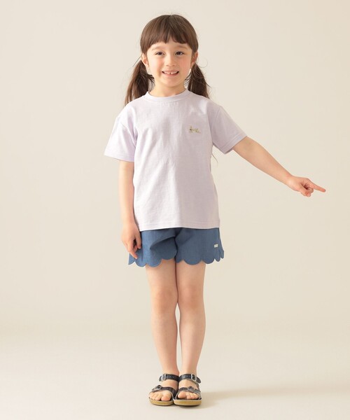 BEAMS mini（ビームスミニ）の「アニマル HIP Tシャツ 2025SS（90～150cm）（Tシャツ/カットソー・キッズ・パープル系その他4/オフホワイト/イエロー系その他2・90/100/110/120/130/140/150）」の22枚目の写真
