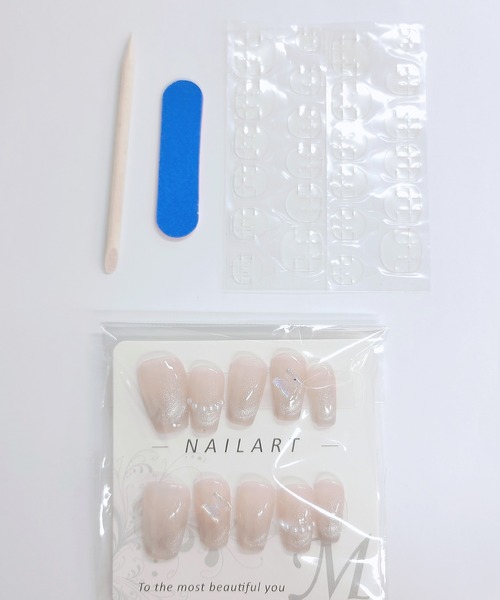 Lace Ladies（レースレディース）の「バタフライ クリア ネイルチップ セット（ネイルシール/ネイルチップ・レディース・クリア・M/XS）」の6枚目の写真