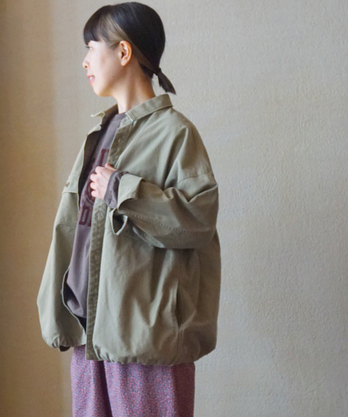 み*ぴ様 journal standard luxe バックサテンCPOシャツブ バックサテンCPOシャツブルゾン（その他ブルゾン／アウター）｜journal