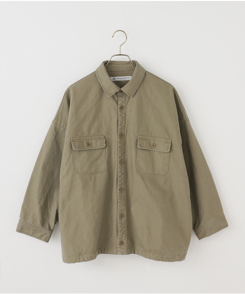 み*ぴ様 journal standard luxe バックサテンCPOシャツブ JOURNAL STANDARD LUXE（ジャーナルスタンダード ラックス）の「バック