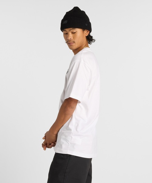 NEW BALANCE(ニューバランス)の「Numeric Small Logo ショートスリーブTシャツ(Tシャツ/カットソー・メンズ・ネイビー/ホワイト/ライトグレー/ブラック・SMALL/MEDIUM/LARGE/X-LARGE)」の6枚目の写真