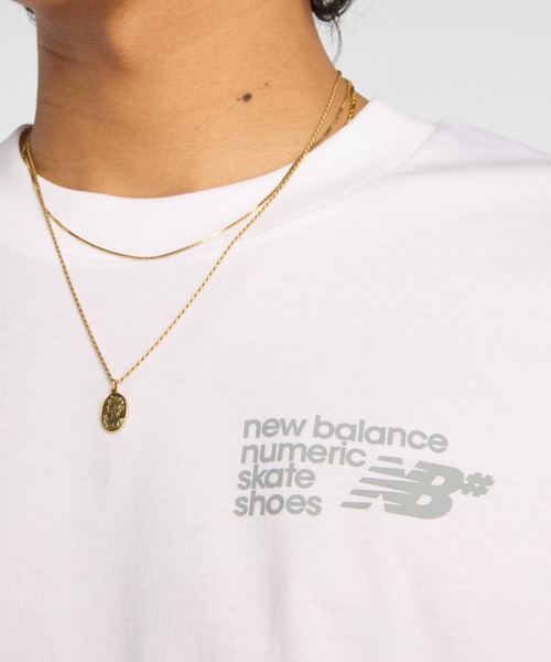 NEW BALANCE(ニューバランス)の「Numeric Small Logo ショートスリーブTシャツ(Tシャツ/カットソー・メンズ・ネイビー/ホワイト/ライトグレー/ブラック・SMALL/MEDIUM/LARGE/X-LARGE)」の8枚目の写真