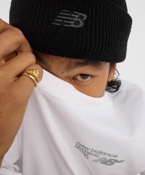 NEW BALANCE(ニューバランス)の「Numeric Small Logo ショートスリーブTシャツ(Tシャツ/カットソー・メンズ・ネイビー/ホワイト/ライトグレー/ブラック・SMALL/MEDIUM/LARGE/X-LARGE)」の12枚目の写真