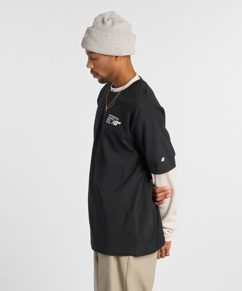 NEW BALANCE(ニューバランス)の「Numeric Small Logo ショートスリーブTシャツ(Tシャツ/カットソー・メンズ・ネイビー/ホワイト/ライトグレー/ブラック・SMALL/MEDIUM/LARGE/X-LARGE)」の13枚目の写真