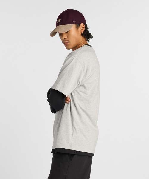 NEW BALANCE(ニューバランス)の「Numeric Small Logo ショートスリーブTシャツ(Tシャツ/カットソー・メンズ・ネイビー/ホワイト/ライトグレー/ブラック・SMALL/MEDIUM/LARGE/X-LARGE)」の20枚目の写真