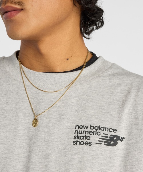 NEW BALANCE(ニューバランス)の「Numeric Small Logo ショートスリーブTシャツ(Tシャツ/カットソー・メンズ・ネイビー/ホワイト/ライトグレー/ブラック・SMALL/MEDIUM/LARGE/X-LARGE)」の22枚目の写真