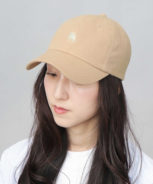 moz（モズ）の「リネン混 綿麻 キャップ（キャップ・レディース・ベージュ/チャコール/ライトベージュ/ブラック・FREE）」の3枚目の写真