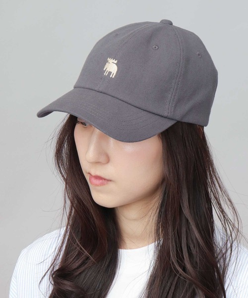 moz（モズ）の「リネン混 綿麻 キャップ（キャップ・レディース・ベージュ/チャコール/ライトベージュ/ブラック・FREE）」の2枚目の写真