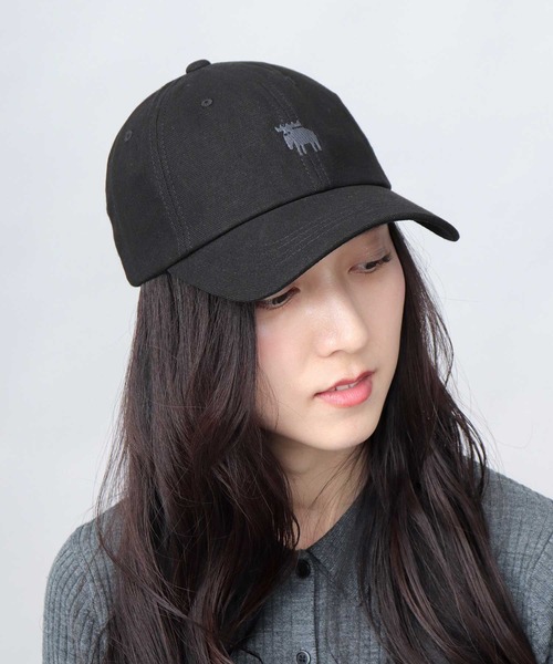 moz（モズ）の「リネン混 綿麻 キャップ（キャップ・レディース・ベージュ/チャコール/ライトベージュ/ブラック・FREE）」の7枚目の写真