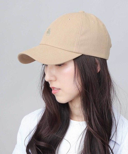 moz（モズ）の「リネン混 綿麻 キャップ（キャップ・レディース・ベージュ/チャコール/ライトベージュ/ブラック・FREE）」の9枚目の写真