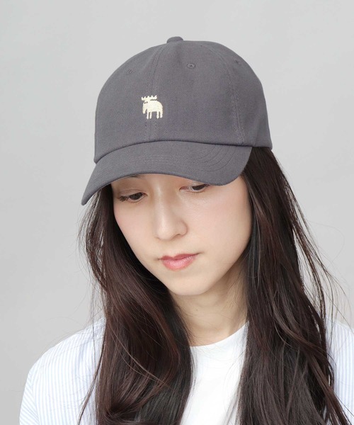 moz（モズ）の「リネン混 綿麻 キャップ（キャップ・レディース・ベージュ/チャコール/ライトベージュ/ブラック・FREE）」の8枚目の写真