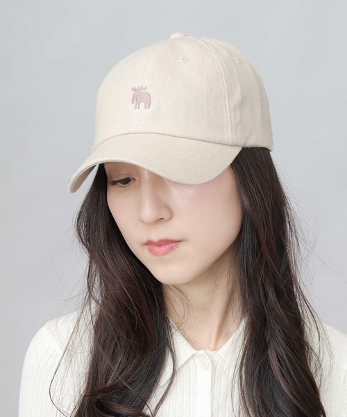 moz（モズ）の「リネン混 綿麻 キャップ（キャップ・レディース・ベージュ/チャコール/ライトベージュ/ブラック・FREE）」の10枚目の写真