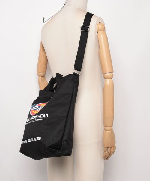 Dickies(ディッキーズ)の「Dickies / DK LOGO PRINT 2WAY SHOULDER BAG / 80976300(ショルダーバッグ・レディース・ワインレッド/グリーン/ネイビー/ブラック・ONESIZE)」の8枚目の写真