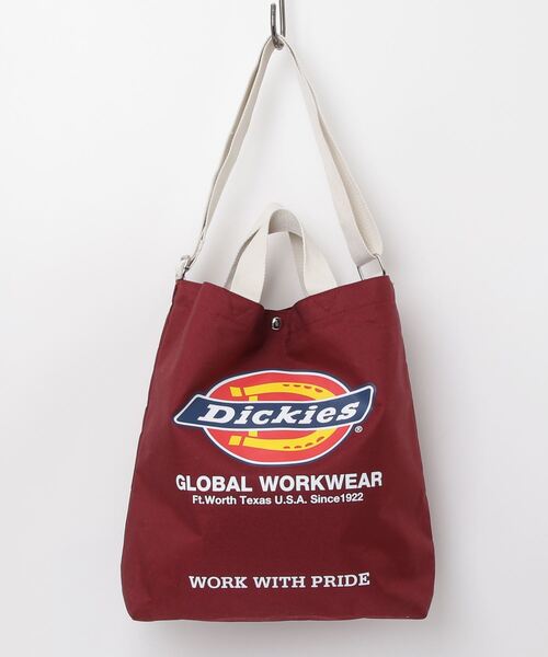Dickies(ディッキーズ)の「Dickies / DK LOGO PRINT 2WAY SHOULDER BAG / 80976300(ショルダーバッグ・レディース・ワインレッド/グリーン/ネイビー/ブラック・ONESIZE)」の12枚目の写真