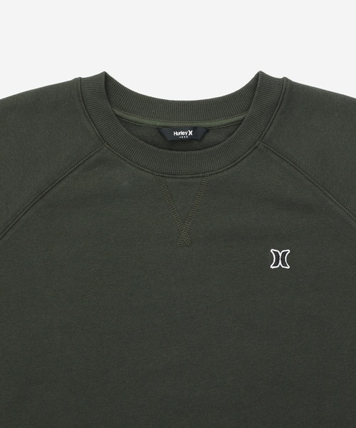 tシャツ 「Hurley/ハーレー」レディーススウェットショートトップス　ヨガ　フィッットネス　TERRY ICON DRAW CORD TOPS レ Hurley tシャツ 「Hurley/ハーレー」レディーススウェット