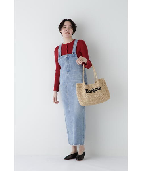 human woman(ヒューマンウーマン)の「◆【ウォッシャブル・UVカット】コットン混クルーカーディガン(カーディガン/ボレロ・レディース・レッド/ネイビー/パープル・MEDIUM)」の18枚目の写真