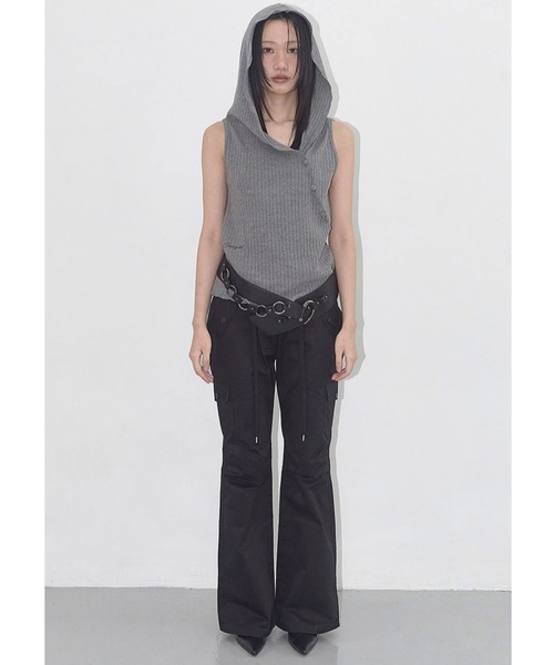 パーカー A'GEM/9 × .kom 「 FANCY CLUB/ファンシークラブ」 BIRD COWL SLEEVELESS/バードカウル スリーブ A'GEM/9 × .kom 『 FANCY CLUB/ファンシークラブ』 BIRD COWL