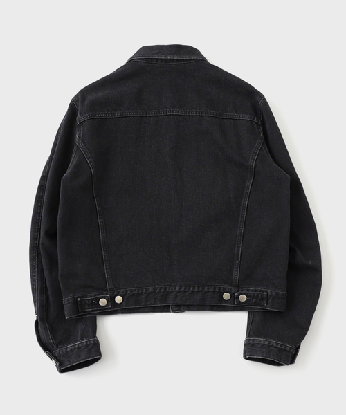 NVRFRGT(ネヴァーフォーゲット)の「【NVRFRGT / ネヴァーフォーゲット】 DENIM 3D TRUCKER JACKET F.BLK NF242J0 2A(デニムジャケット・メンズ・ブラック・2)」の2枚目の写真