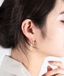 JENNYBIRD（ジェニーバード）の「【JENNY BIRD/ジェニーバード】フープピアス　2WAY　TEENI DETACHABLE LINK EARRINGS（ピアス（両耳用））」