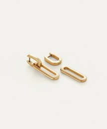 JENNYBIRD（ジェニーバード）の「【JENNY BIRD/ジェニーバード】フープピアス　2WAY　TEENI DETACHABLE LINK EARRINGS（ピアス（両耳用））」