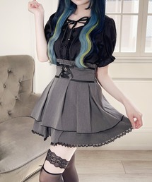 OZZoneste フリルスカート グレー 灰色Dark Wizard OZZoneste フリルスカート グレー 灰色Dark Wizard OZZoneste